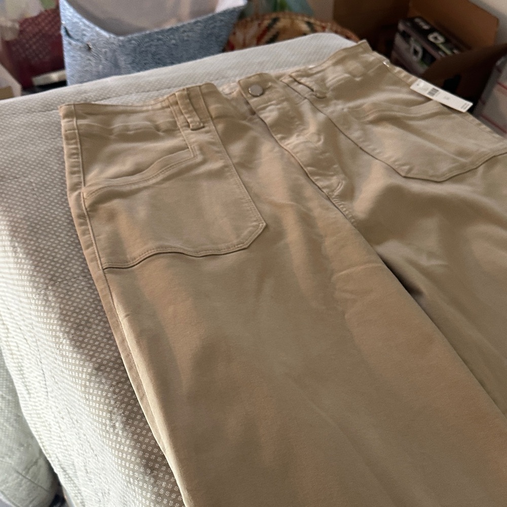 PAIGE Tan Utility Trousers - Picture 8 of 8